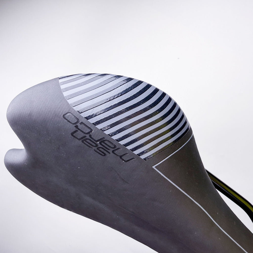 Selle San Marco Era Start Power Road Bike Saddle - Ultra Comfortable Stealth Black Racing Bicycle Seat