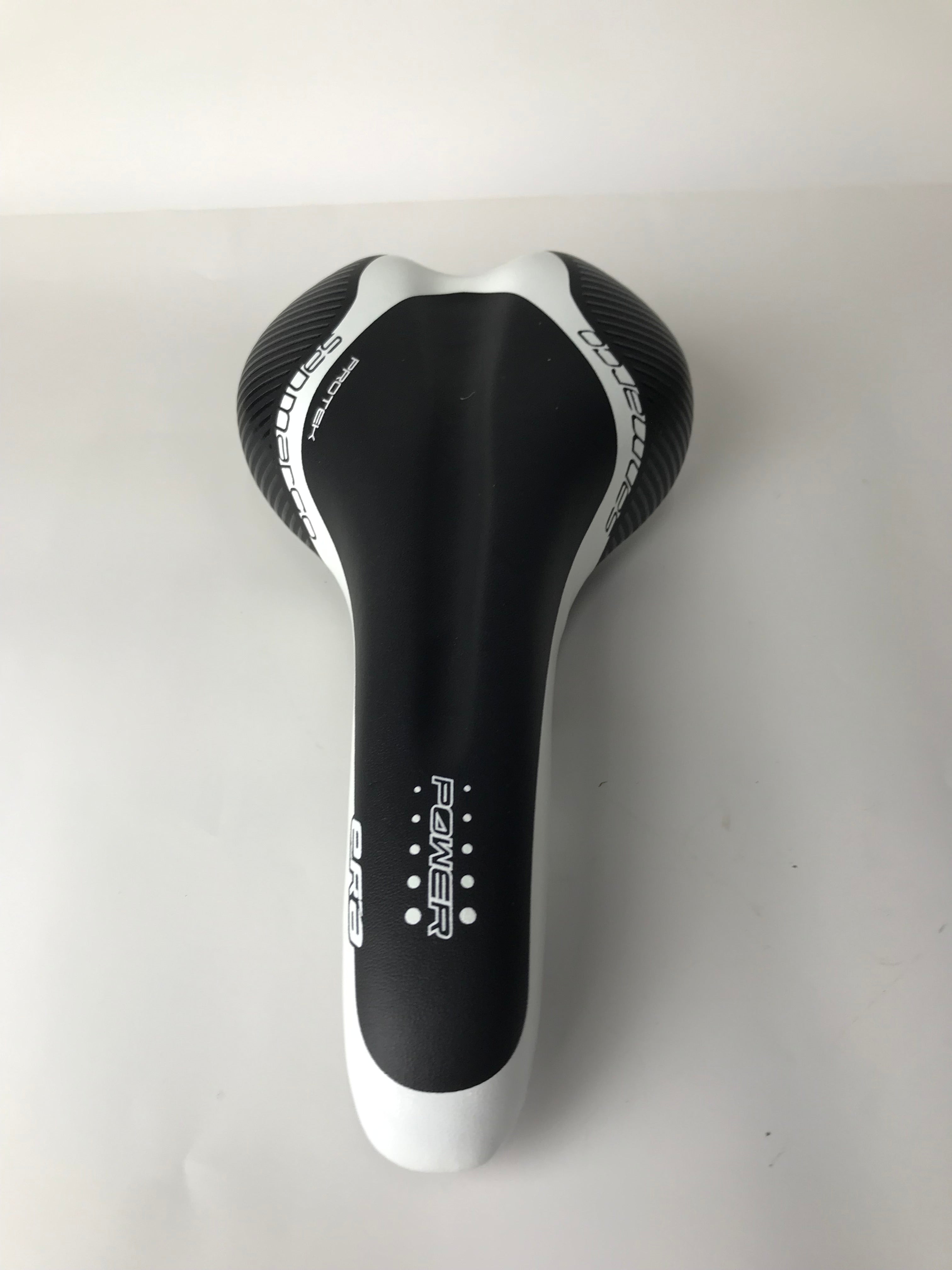 Selle San Marco Era Dynamic Protek Road Bike Saddle - Ultra Comfortable Black & White Racing Bicycle Seat