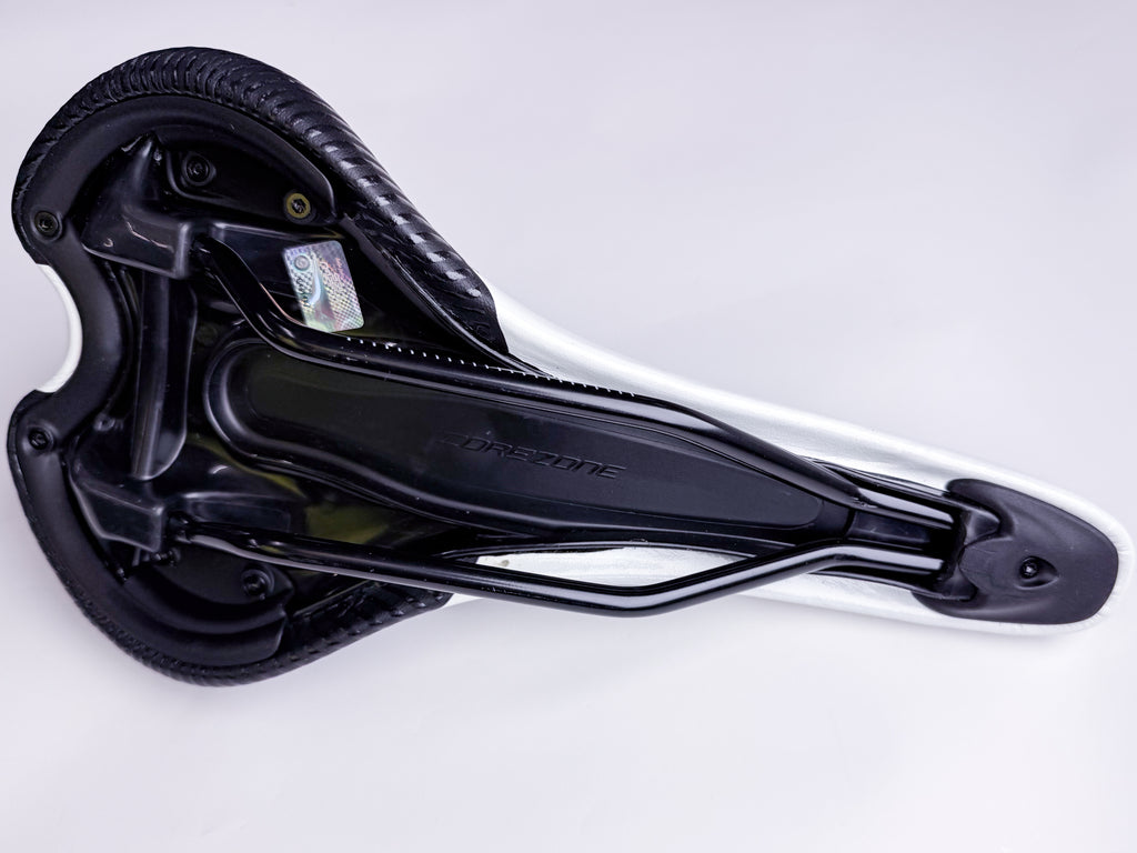 Selle San Marco Era Dynamic Protek Road Bike Saddle - Ultra Comfortable Black & White Racing Bicycle Seat
