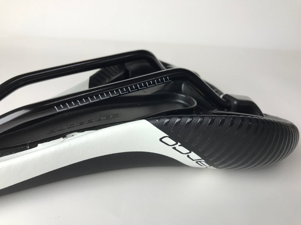 Selle San Marco Era Dynamic Protek Road Bike Saddle - Ultra Comfortable Black & White Racing Bicycle Seat