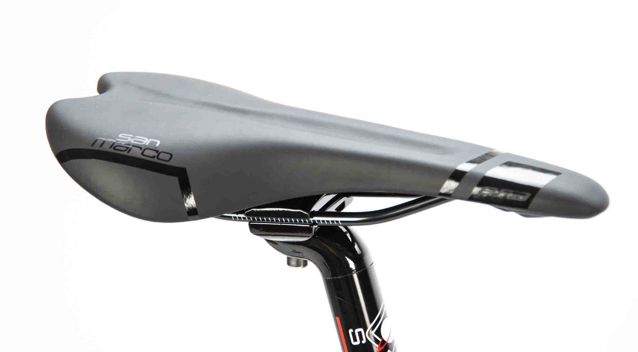 Selle San Marco Era Start Power Road Bike Saddle - Ultra Comfortable Stealth Black Racing Bicycle Seat